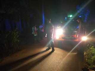 Pastikan Aman, Polsek Pangkalan Kuras Patroli Rumah Kosong